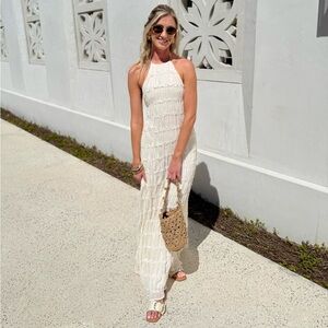 Peppermayo White Maxi Dress
